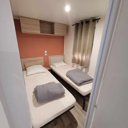 Campingplads Les Dunes 5 Etoiles Mbh 6pers 1 Parentale 2 Chbs Et 2 Sdb 2 Wc Clim 42m2