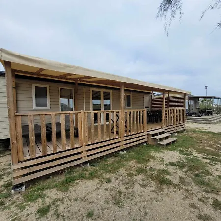 Campingplads Les Dunes 5 Etoiles Mbh 6pers 1 Parentale 2 Chbs Et 2 Sdb 2 Wc Clim 42m2