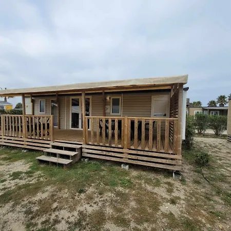 Campingplads Les Dunes 5 Etoiles Mbh 6pers 1 Parentale 2 Chbs Et 2 Sdb 2 Wc Clim 42m2
