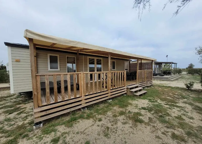 Campsite Les Dunes 5 Etoiles Mbh 6pers 1 Parentale 2 Chbs Et 2 Sdb 2 Wc Clim 42m2